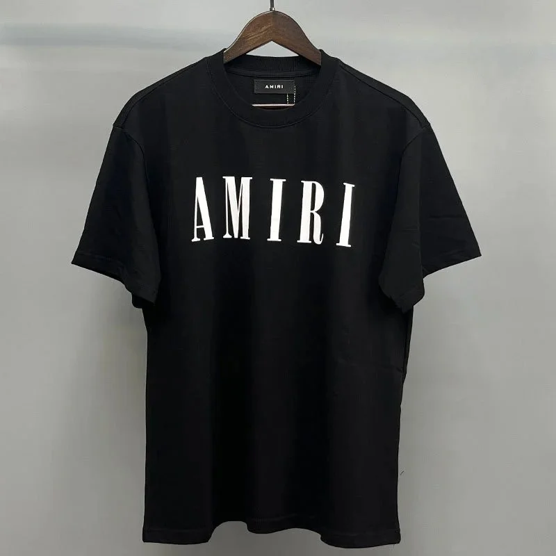 Amiri AMIRI Black White Large Letter T-Shirt