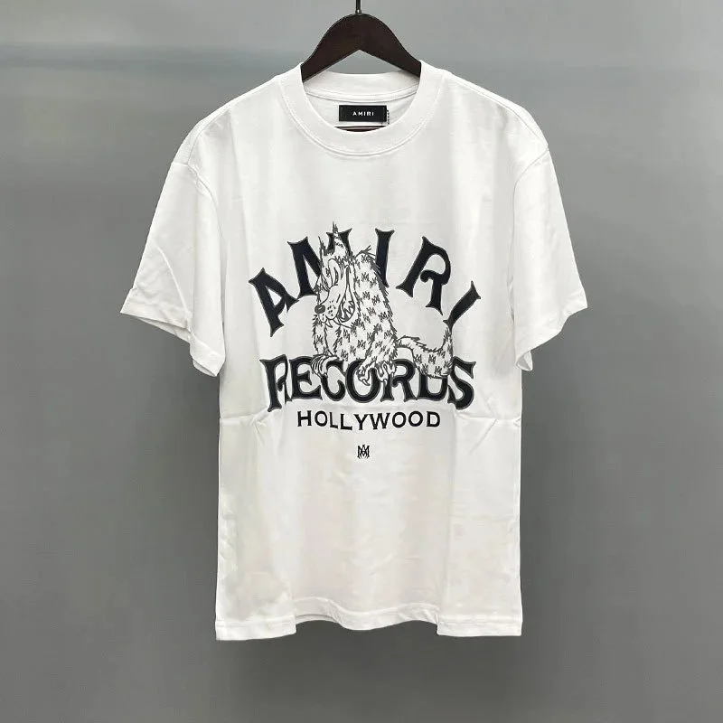 Amiri White 'Amiri Records Hollywood' T-Shirt