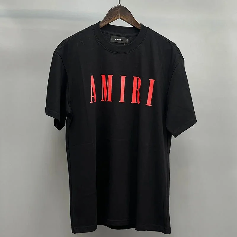 Amiri Black Red Logo T-Shirt