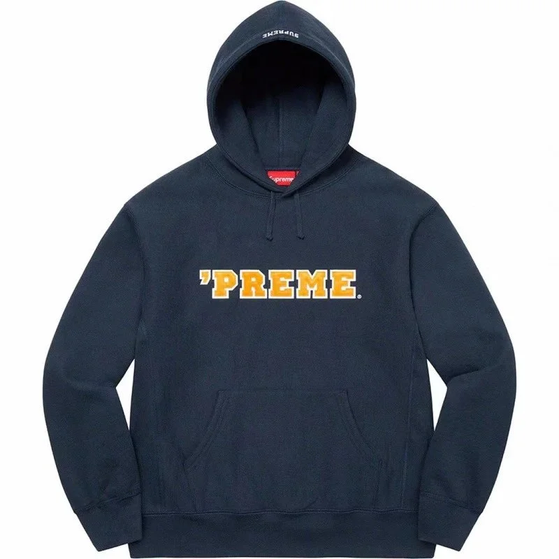 Supreme 'Preme' Navy Hoodie
