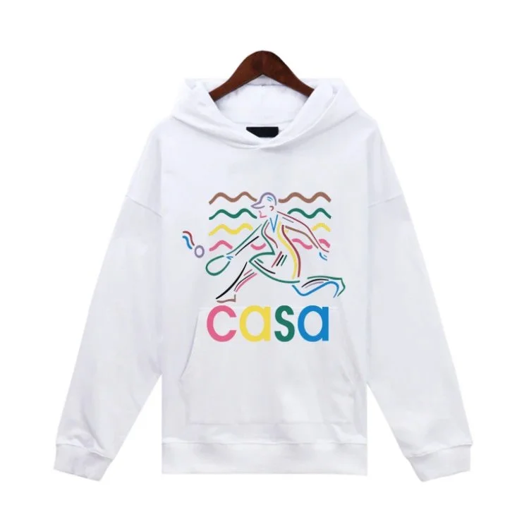 White Casa Graphic Hoodie