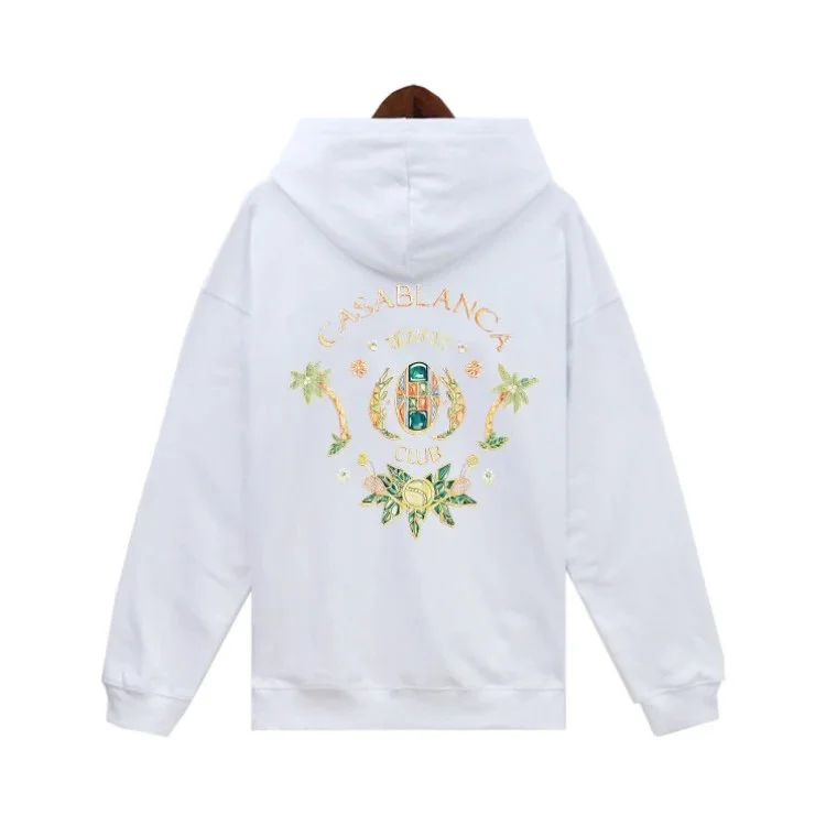 White Casablanca Club Hoodie