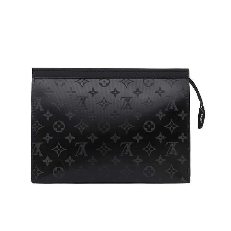 Louis Vuitton Neverfull Monogram Clutch Black