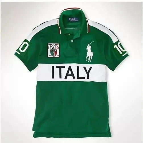 Ralph Lauren Polo Italia Green Men's Polo Shirt
