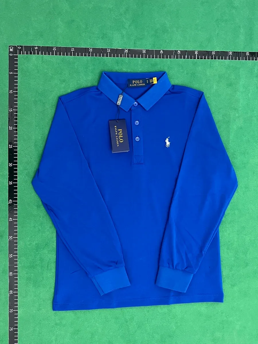 Polo Ralph Lauren Royal Blue Long Sleeve Polo Shirt