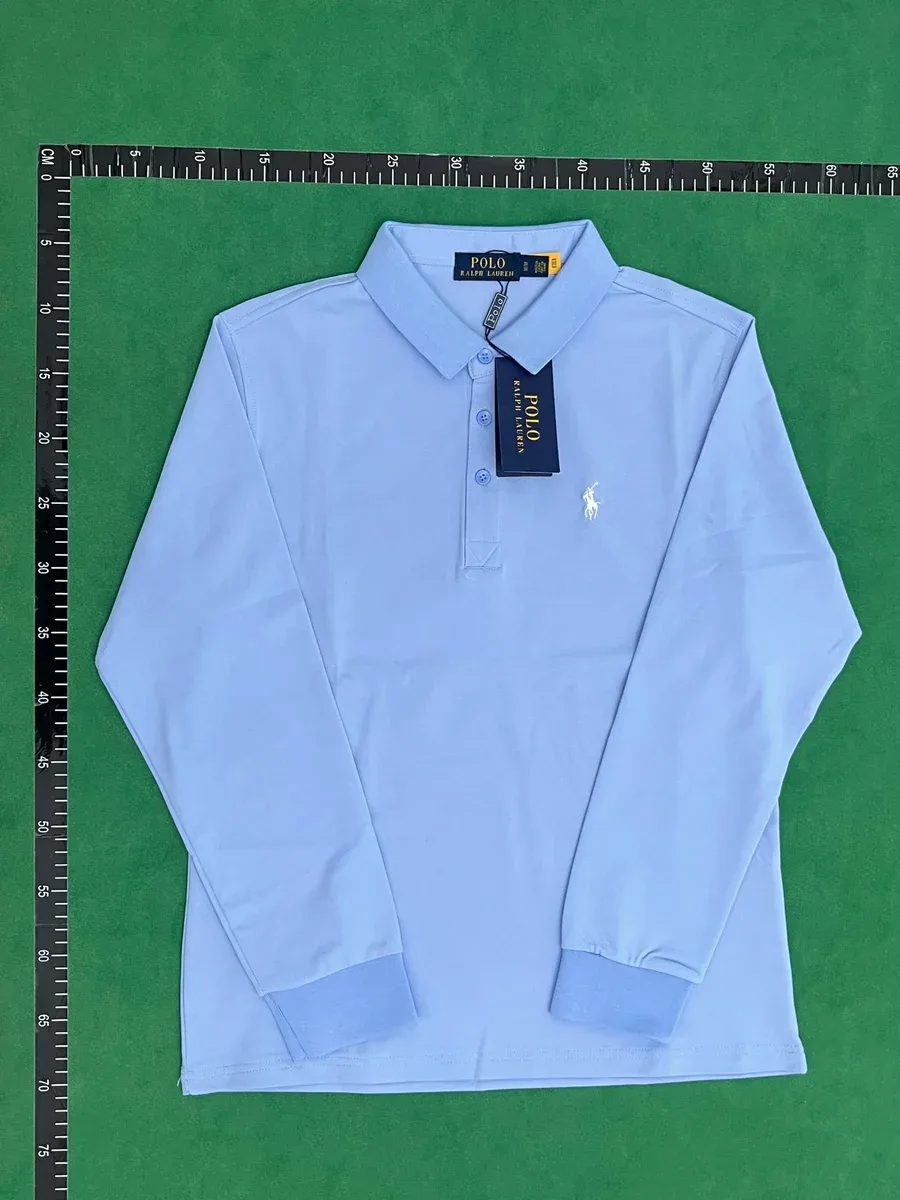 Polo Ralph Lauren Light Blue Long Sleeve Polo Shirt