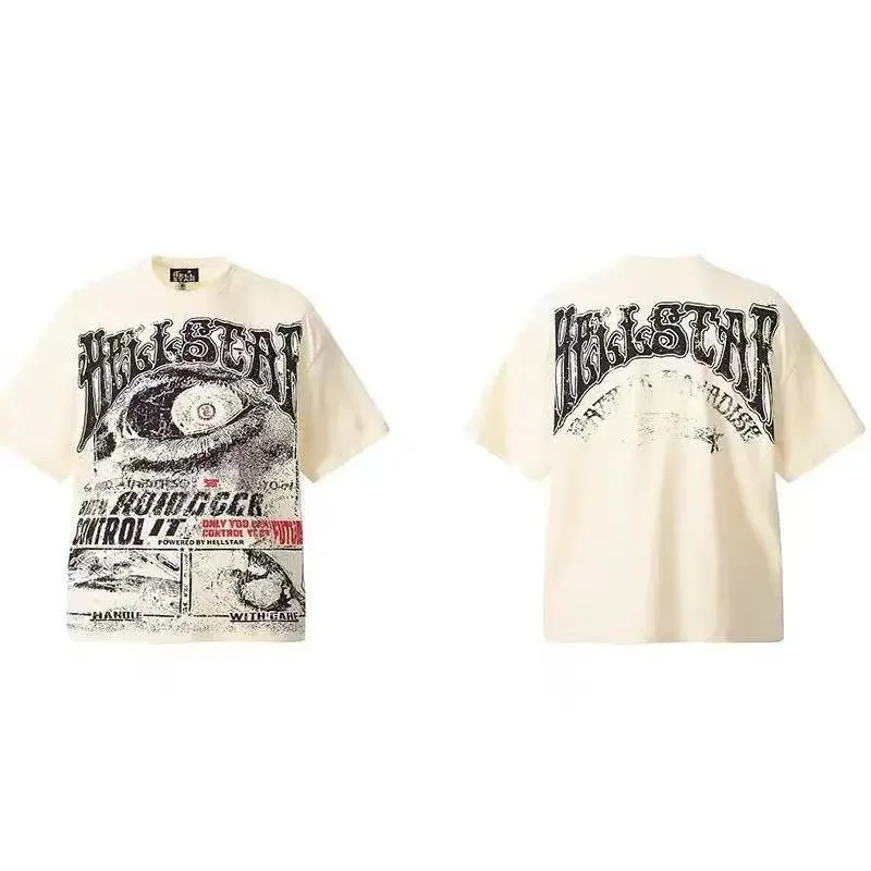 Hellstar Studios '31' Cream Graphic T-Shirt