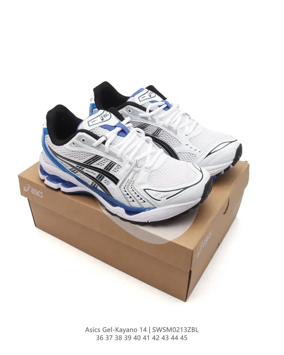 Asics Gel-Kayano 14 White/Blue Sneakers