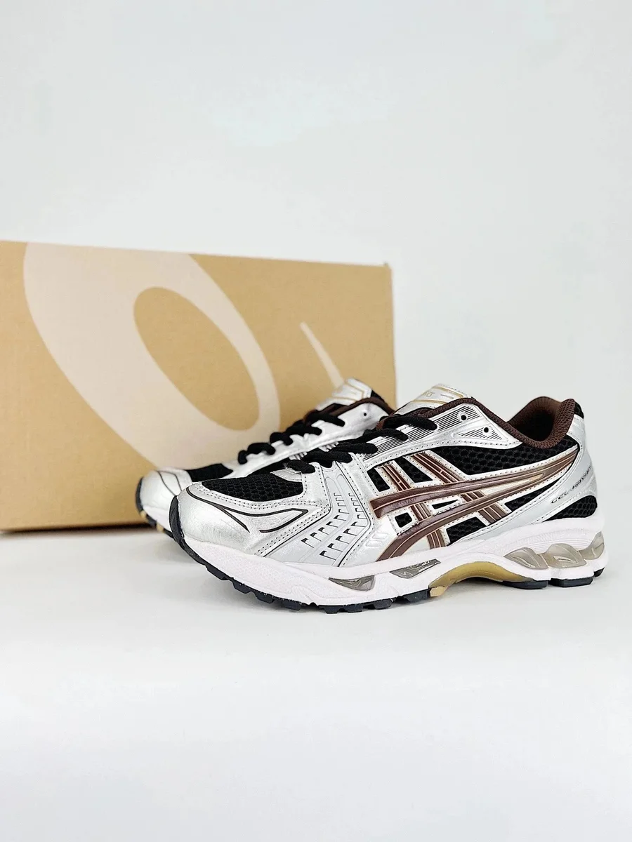 Asics Gel-Nimbus 14 Silver/Brown Sneakers