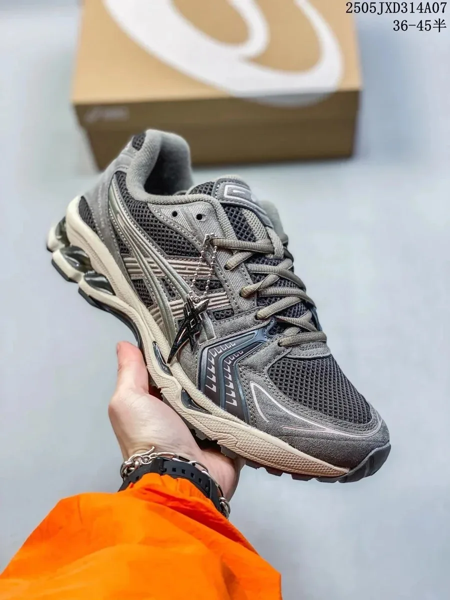 ASICS Gel-Kayano Grey Mesh Sneakers