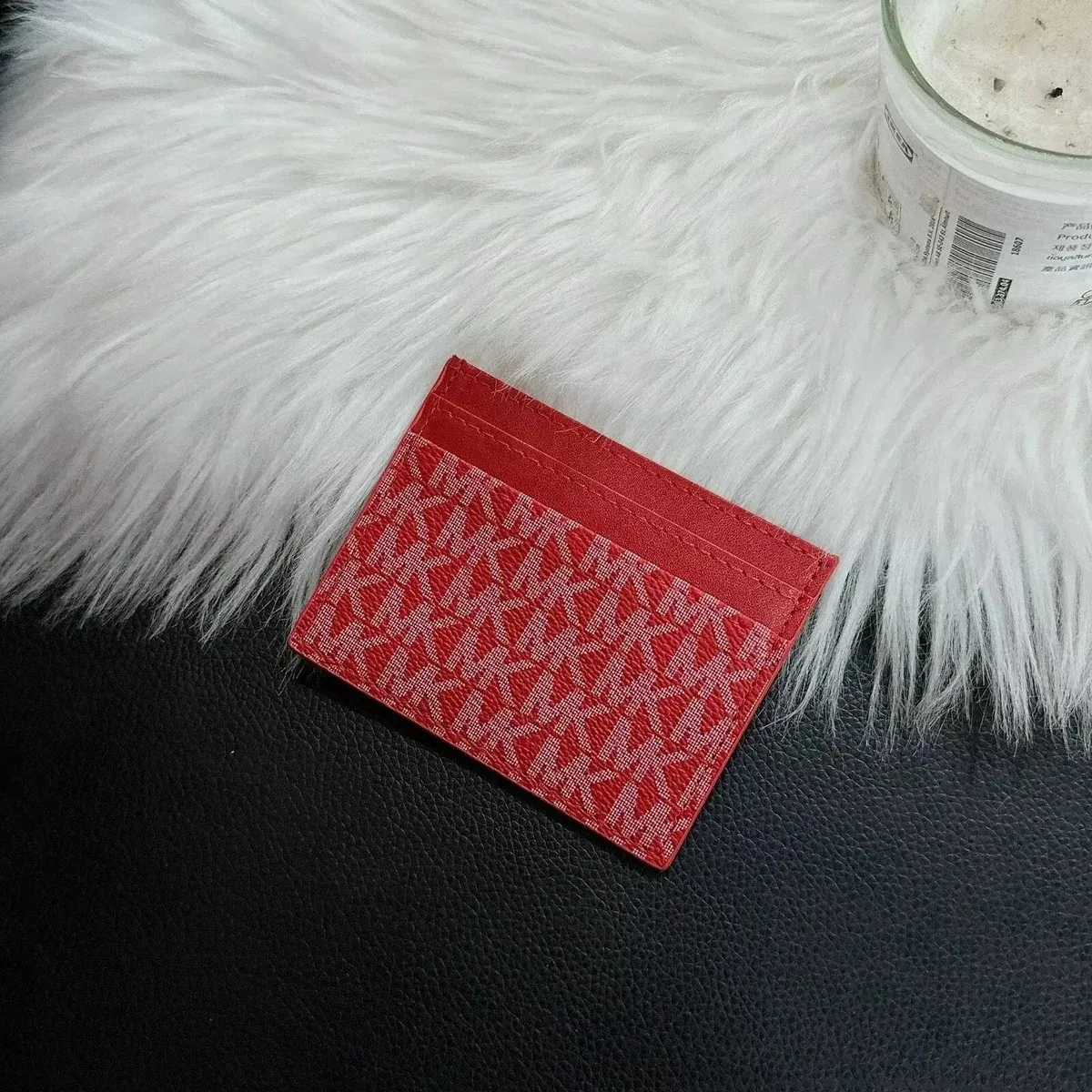 Michael Kors MK Logo Red Cardholder
