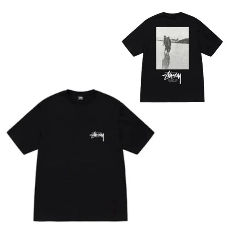 Stussy Stussy Stüssy Bear Black T-Shirt Black - 1