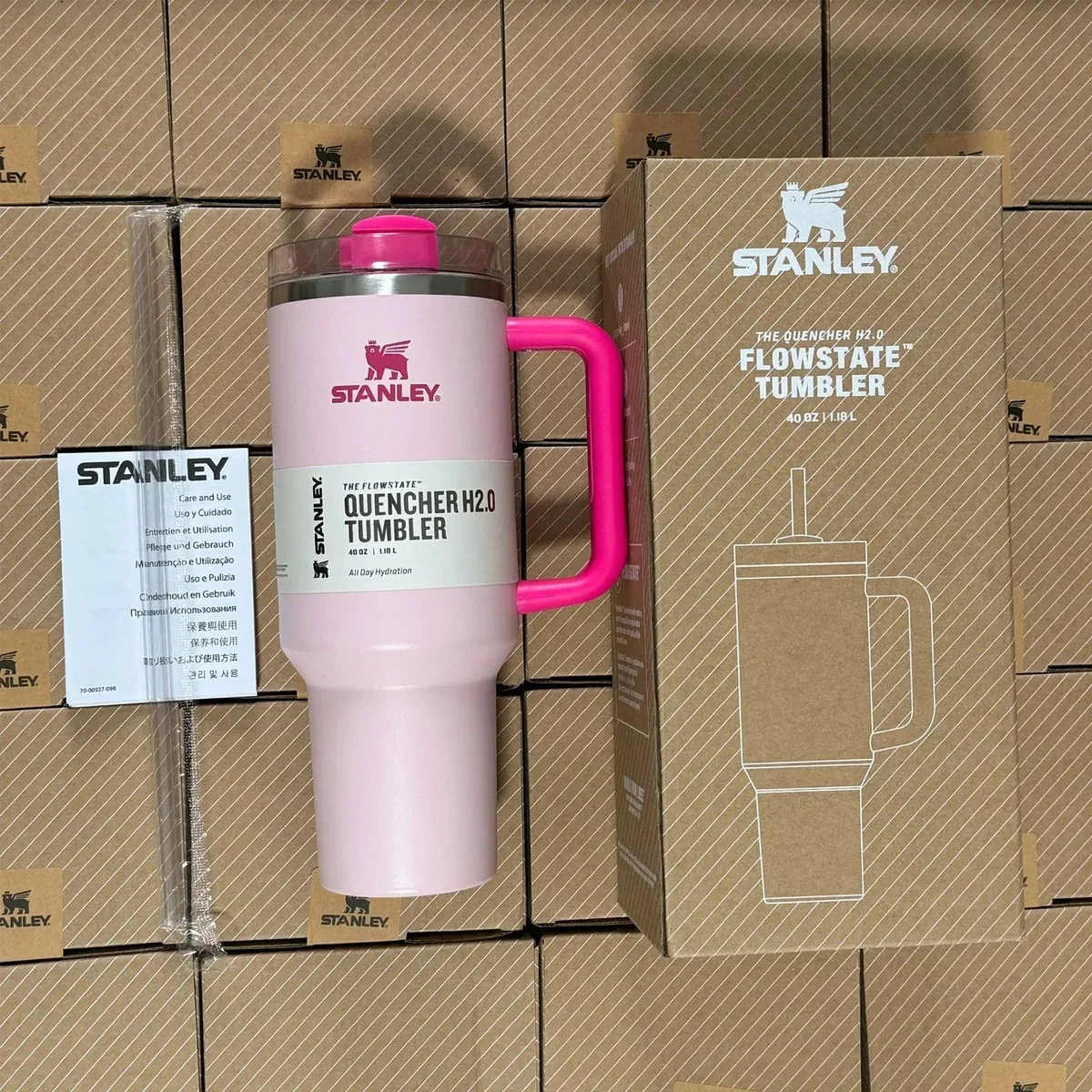 Stanley Stanley Quencher H2.0 Flowstate Tumbler Pink Pink - 1