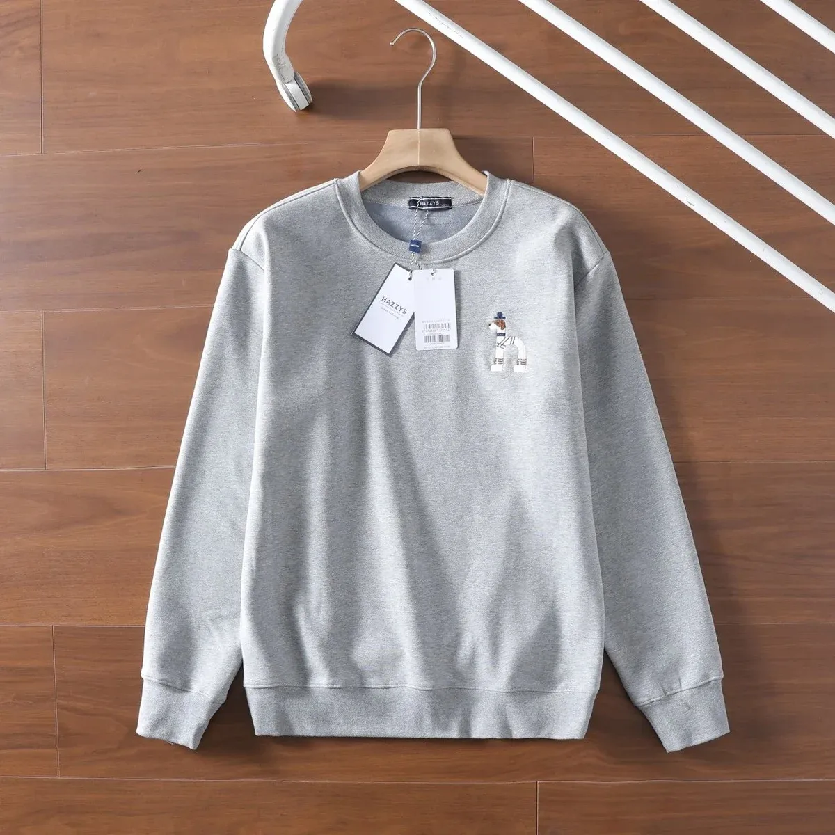 Hazzys Hazzys White Crewneck Sweatshirt White - 1
