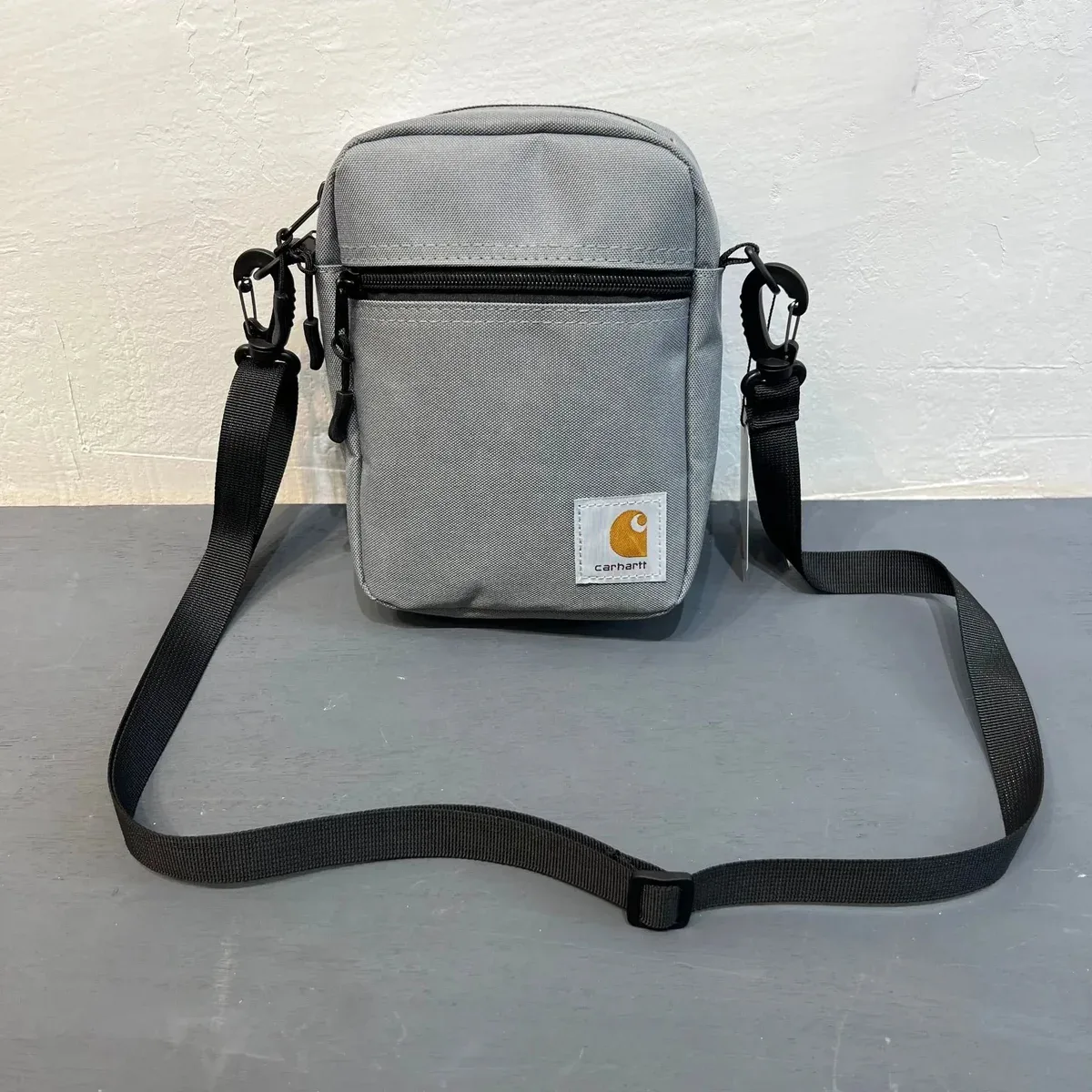 Carhartt Carhartt One-Zip Large Crossbody Bag: Grey Grey - 1