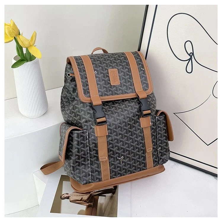 Goyard Goyard YARD Monogram Backpack Black/Tan Black - 1