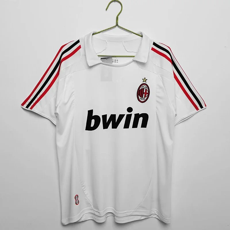 Adidas Adidas Serie A AC Milan 07/08 Away Football Jersey White/Red/Black White