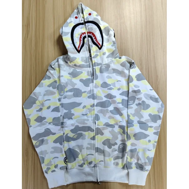 A Bathing Ape A Bathing Ape BAPE STA ABC Camo Hoodie Grey - 1