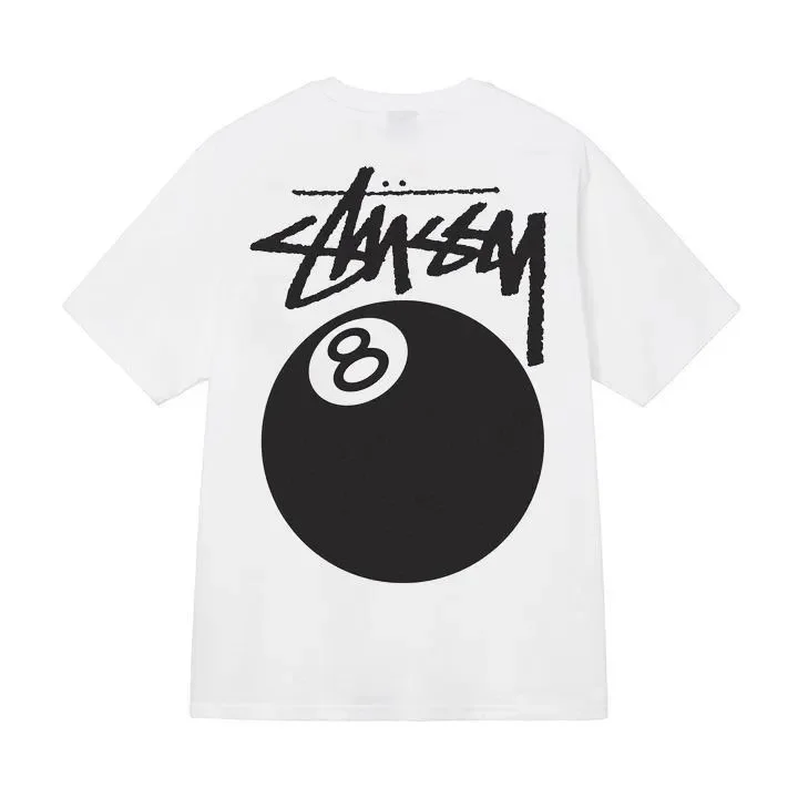 Stussy Stussy 8 Ball White T-Shirt White