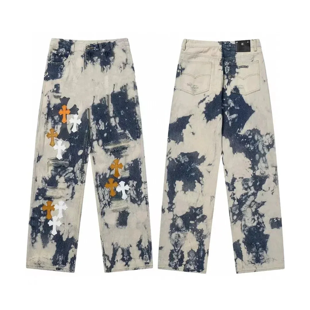 Levi's Levis 501 Tie-Dye with Cross Patches Jeans Multicolor - 1