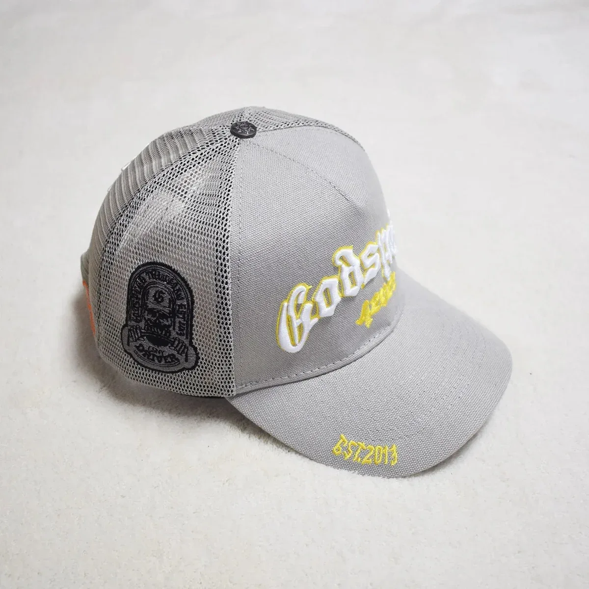 Other Godspeed GS002 Pure Light Grey Yellow Cap Grey - 1