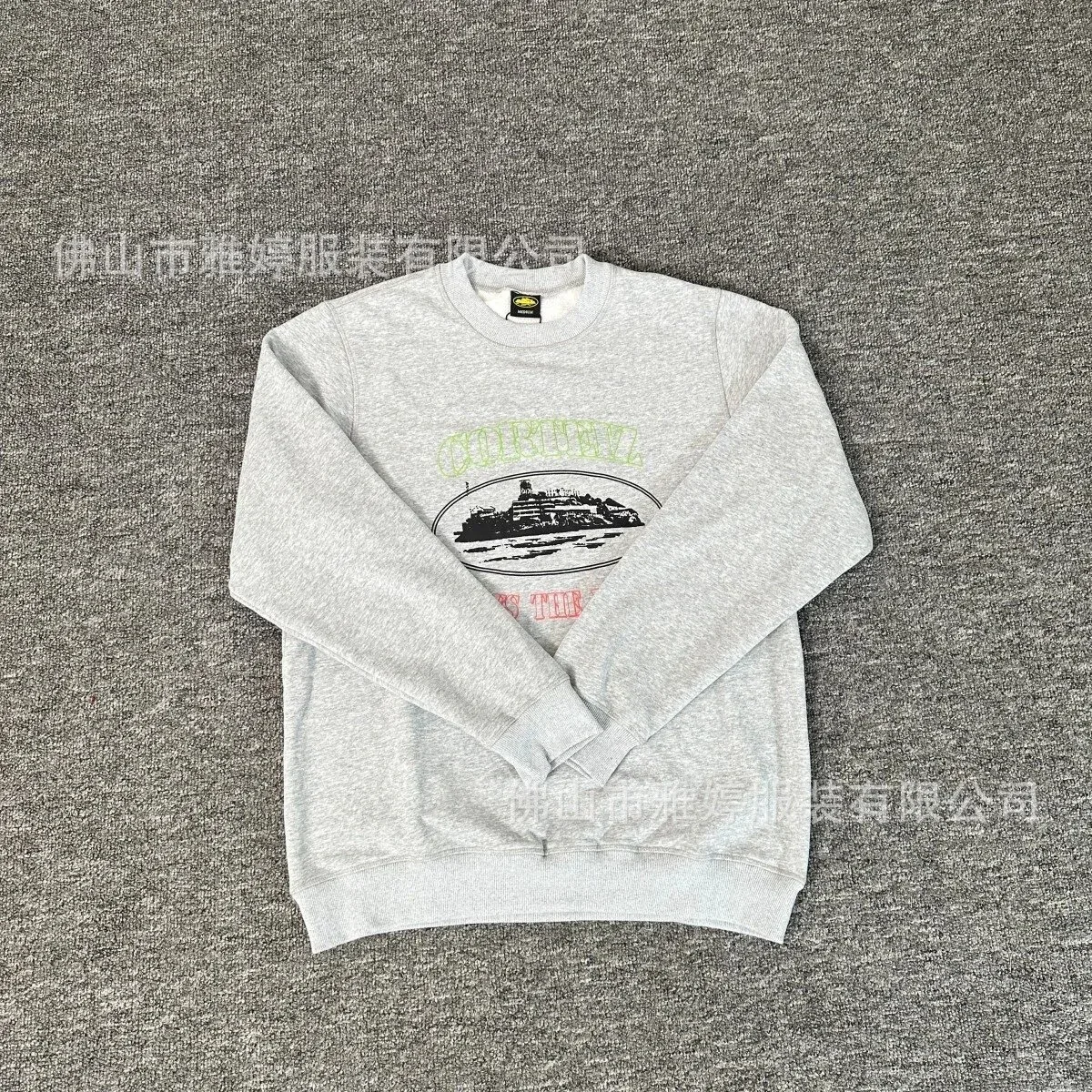 Other Gray 'Coronet' Graphic Sweatshirt Grey - 1