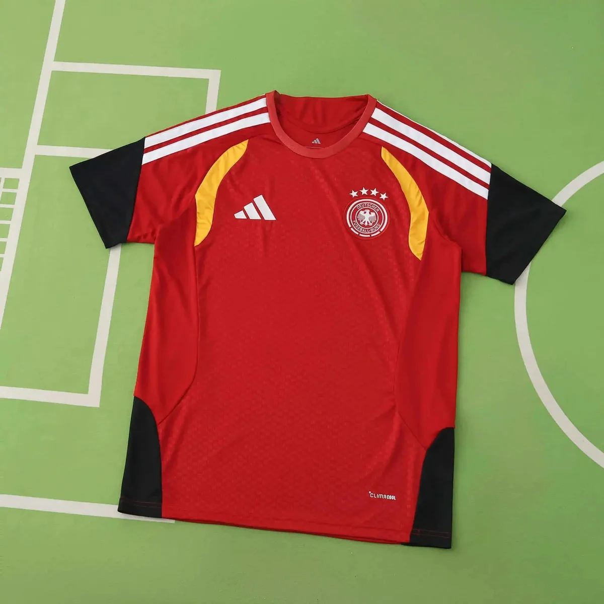 Adidas Adidas Germany Jersey Red Sporty T-Shirt Red - 1