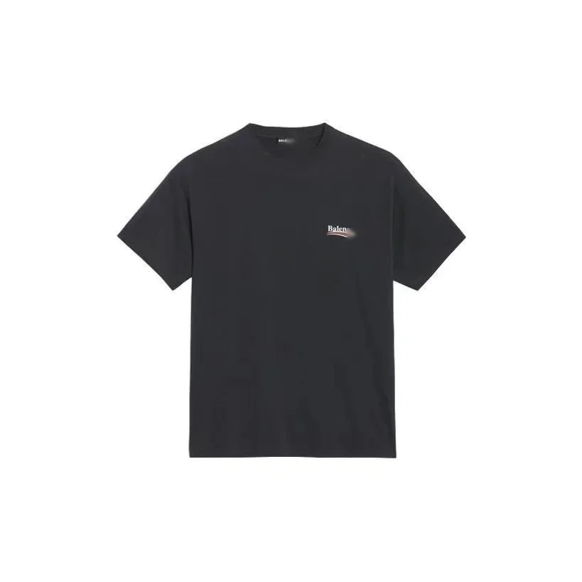Balenciaga Balenciaga Black Logo T-Shirt Black - 1