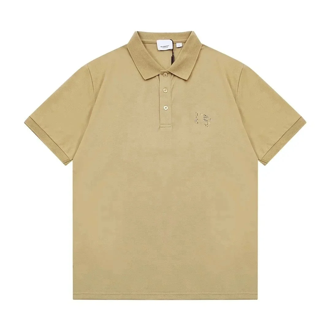 Burberry Burberry Khaki Polo Shirt with Embroidered Logo Beige - 1