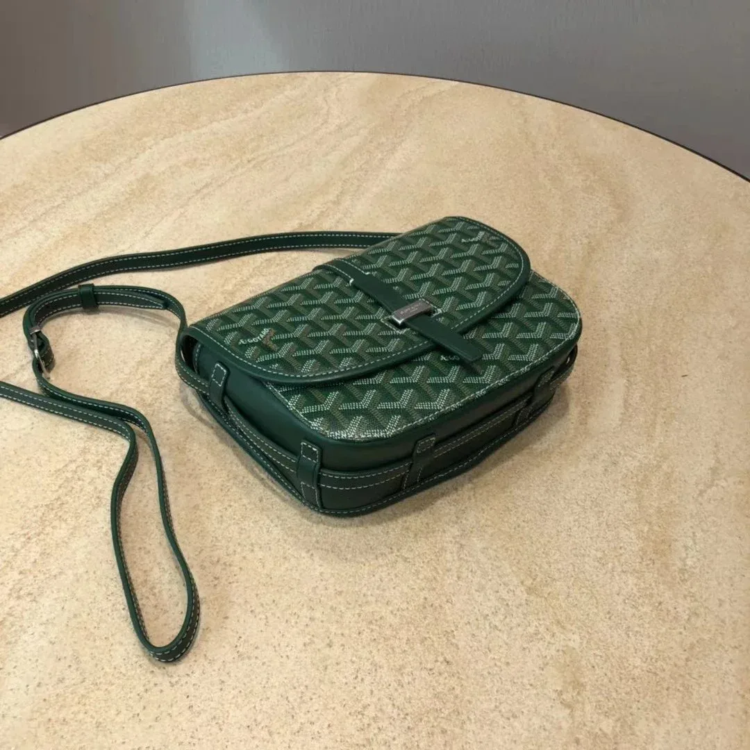 Goyard Goyard YARD Green Crosshatch Satchel Green - 1