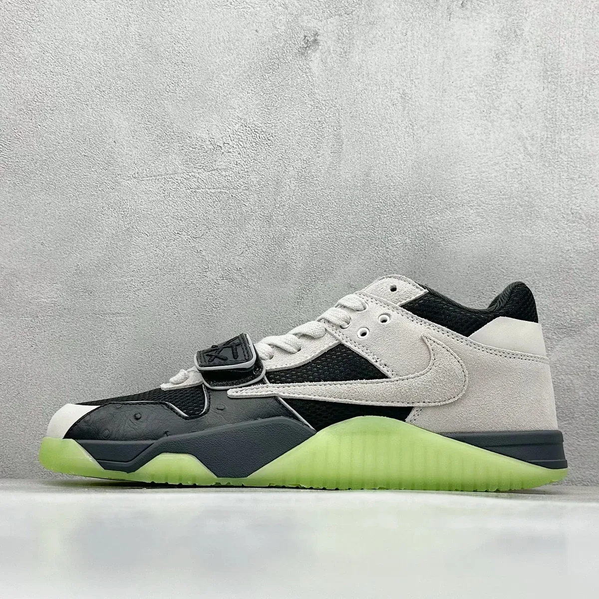 Nike Nike Air Max Black/White/Neon Green Sneakers Black