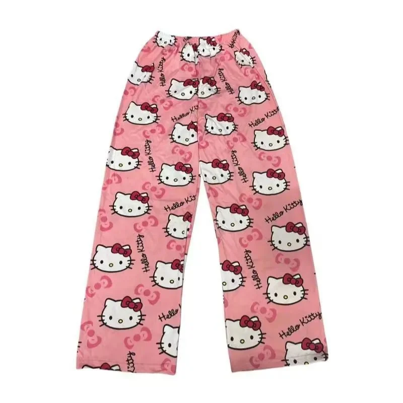 Other Hello Kitty Thin Rose Pajama Pants Pink - 1