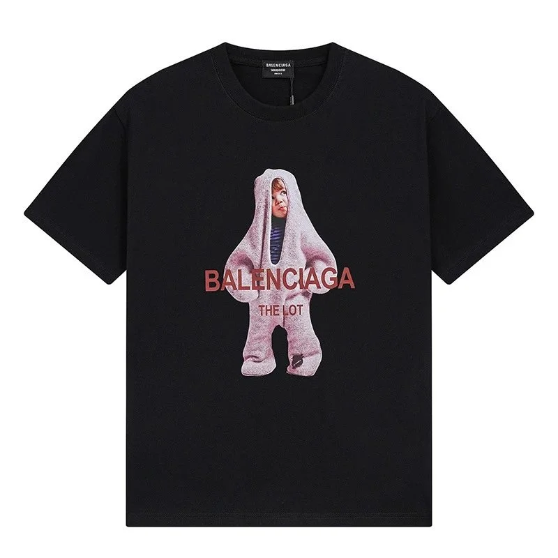 Balenciaga Balenciaga The Lot Black T-Shirt Black - 1
