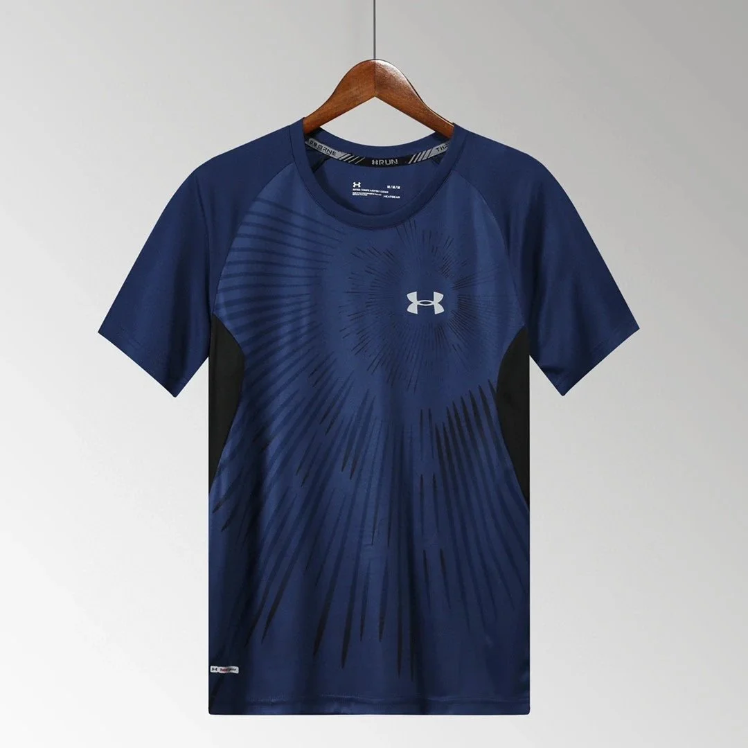 Under Armour Under Armour Navy Blue T-Shirt with Graphic Print Navy - 1