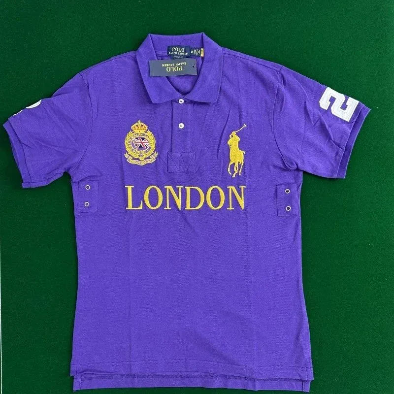 Polo Ralph Lauren Polo Ralph Lauren London Purple Polo Shirt Purple - 1