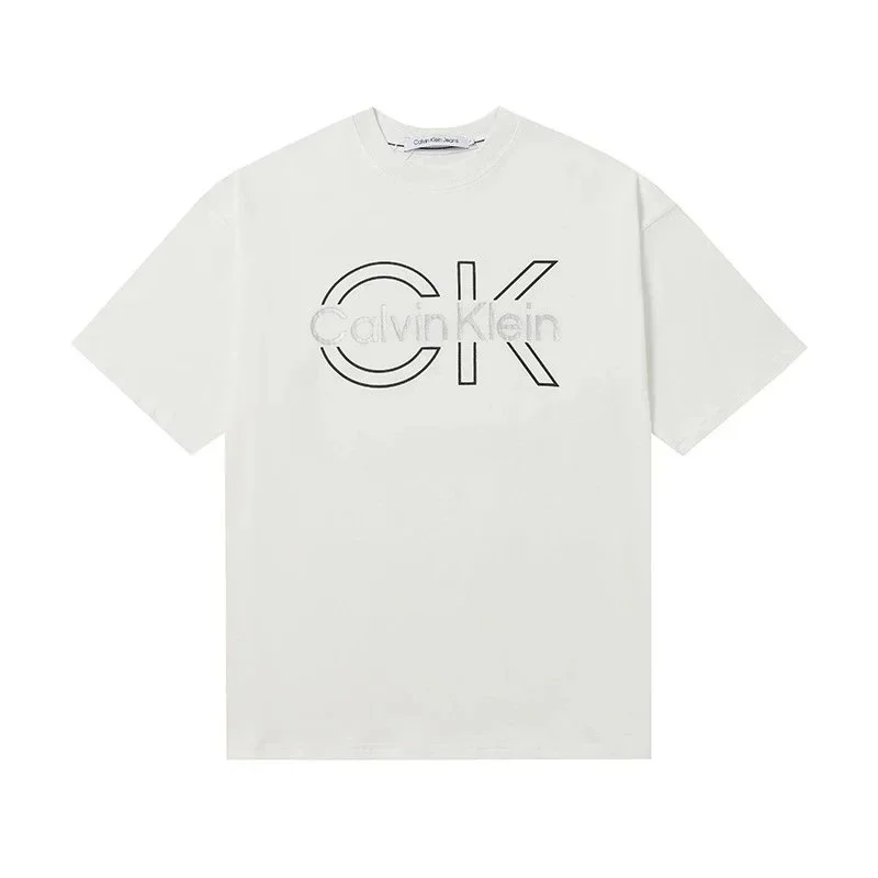 Calvin Klein Calvin Klein CK Logo White T-Shirt White - 1