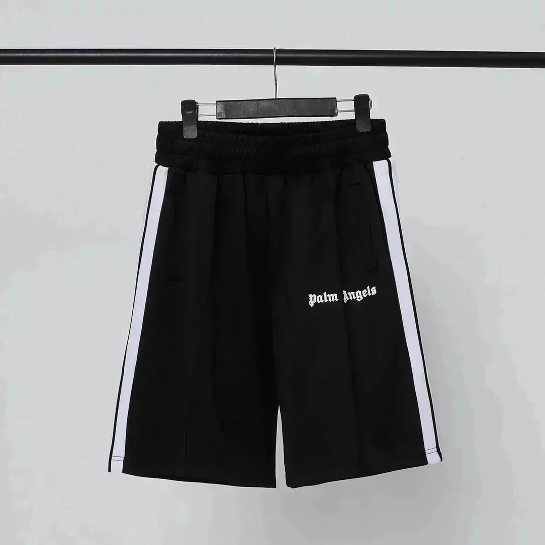 Palm Angels Palm Angels Track Black/White Shorts Black - 1