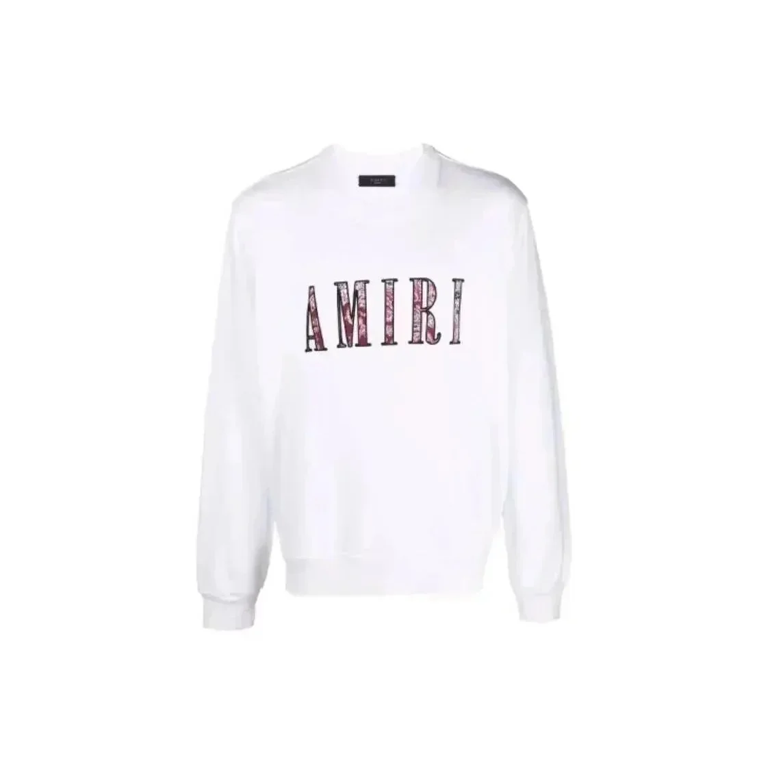 Amiri AMIRI AMIRI Floral Logo White Sweatshirt White