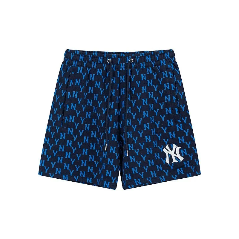 New York Yankees New York Yankees Navy Monogram Shorts Navy - 1