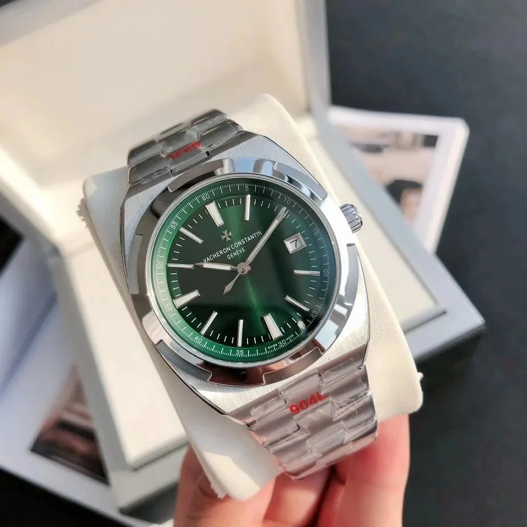 Vacheron Constantin Vacheron Constantin Green Dial Stainless Steel Watch Green - 1