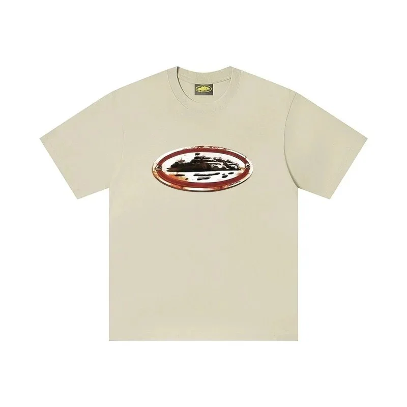 Other Unisex Beige Graphic T-Shirt Beige - 1
