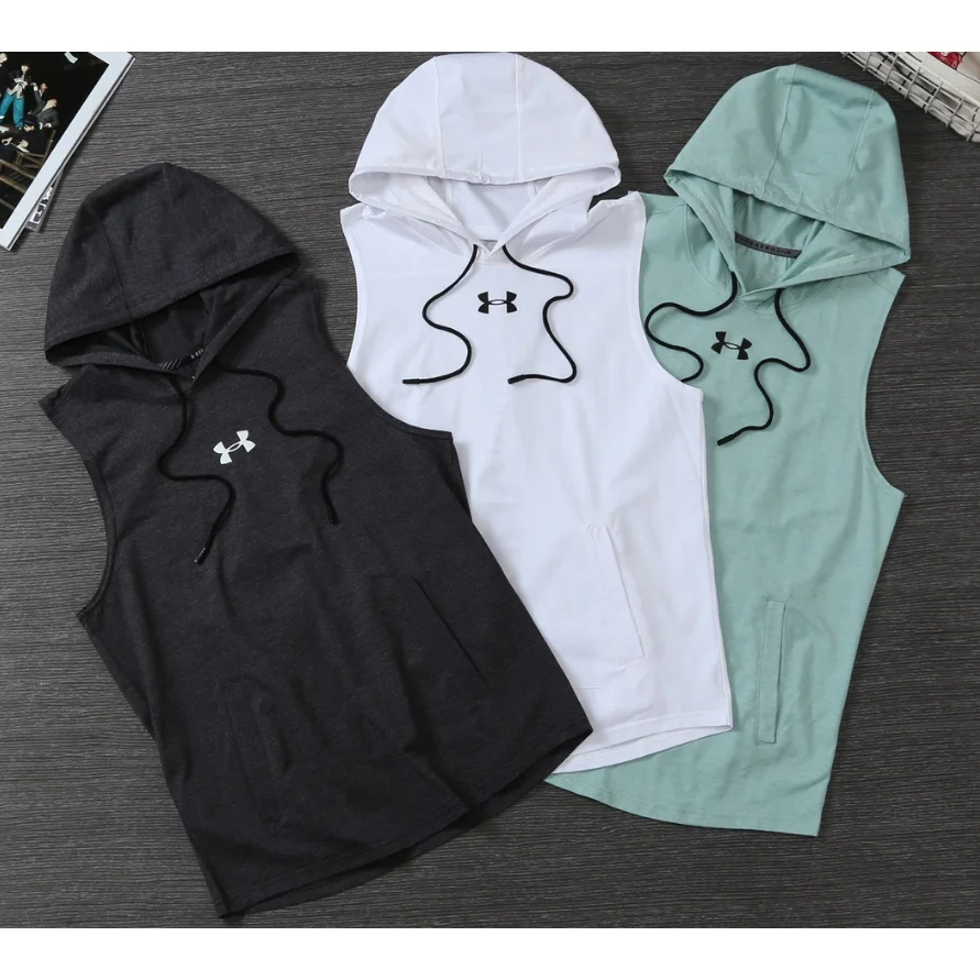 Under Armour Under Armour Black Sleeveless Hoodie Black - 1