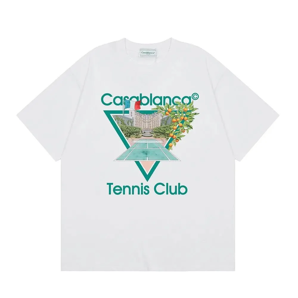 Casablanca Casablanca Tennis Club White T-Shirt White - 1