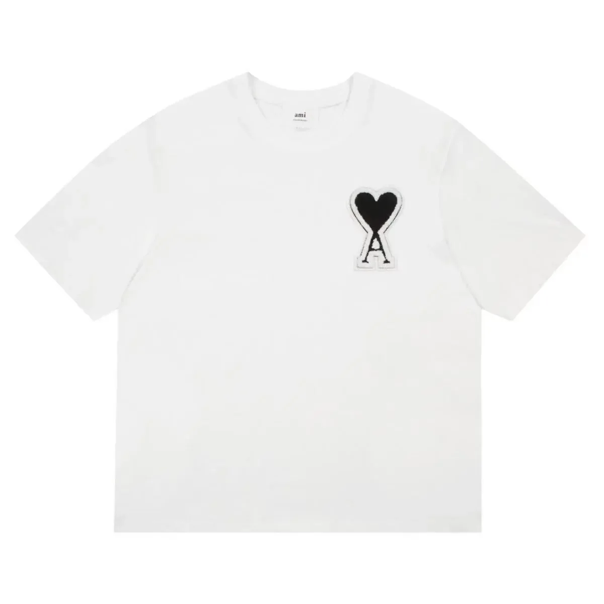 Ami Paris Ami Paris Ami de Coeur White Heart T-Shirt White - 1