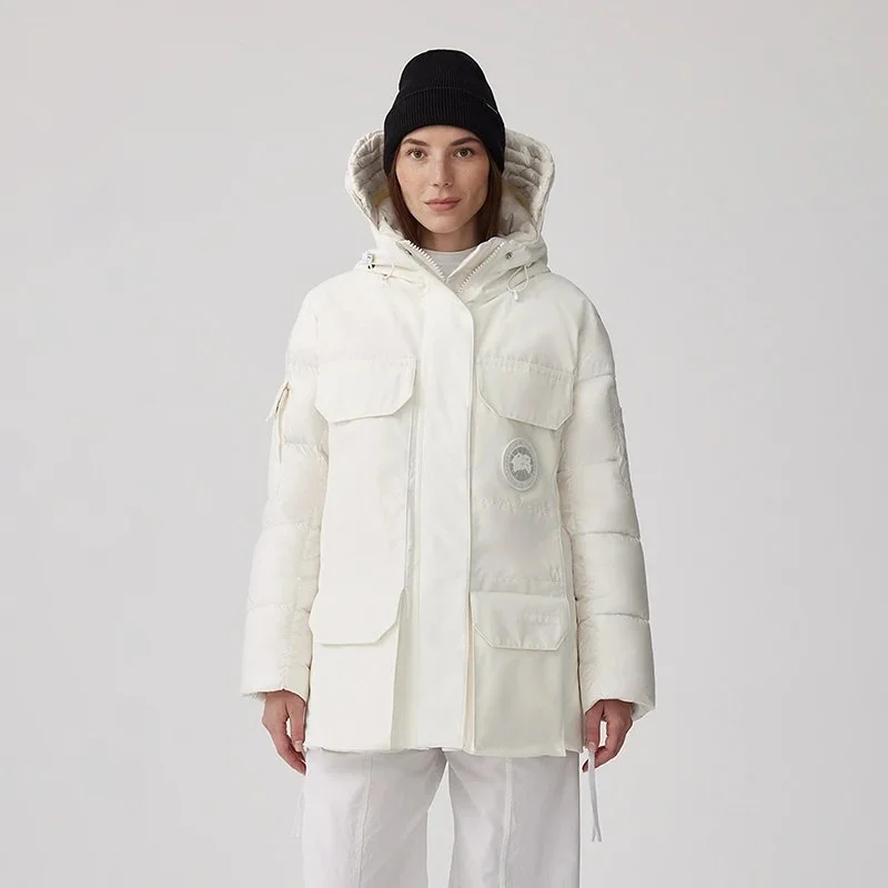 Canada Goose Canada Goose Expedition Parka North White Women's White - 1
