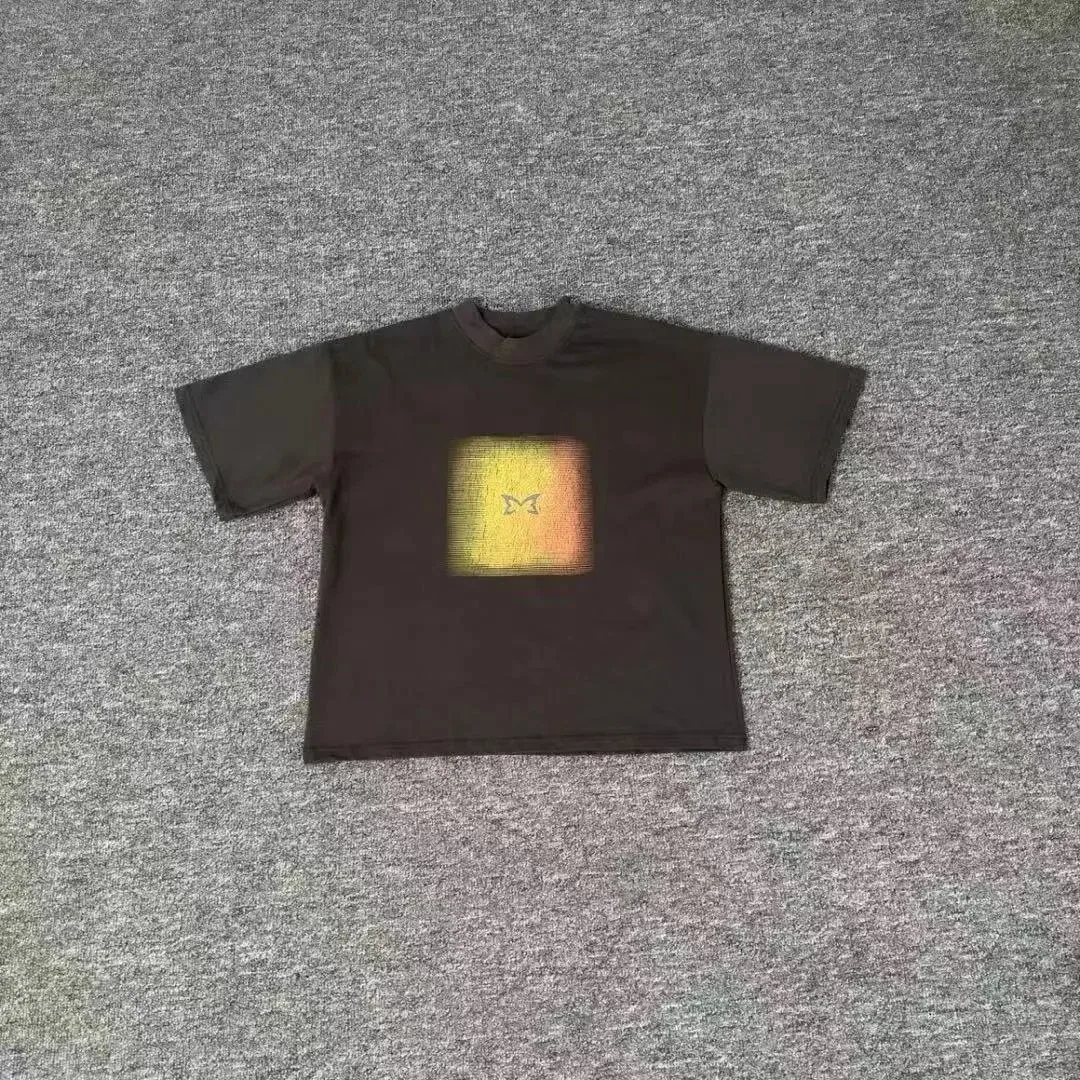 Other Unisex Me-T031 Charcoal Grey T-Shirt with Gradient Logo Grey - 1