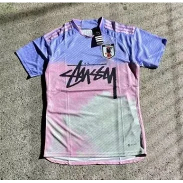 Stussy Stussy Japan Pink Football Jersey Pink - 1