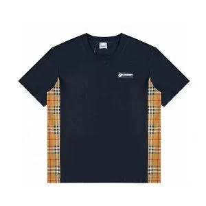 Burberry Burberry Classic Check Navy/Beige T-Shirt Navy