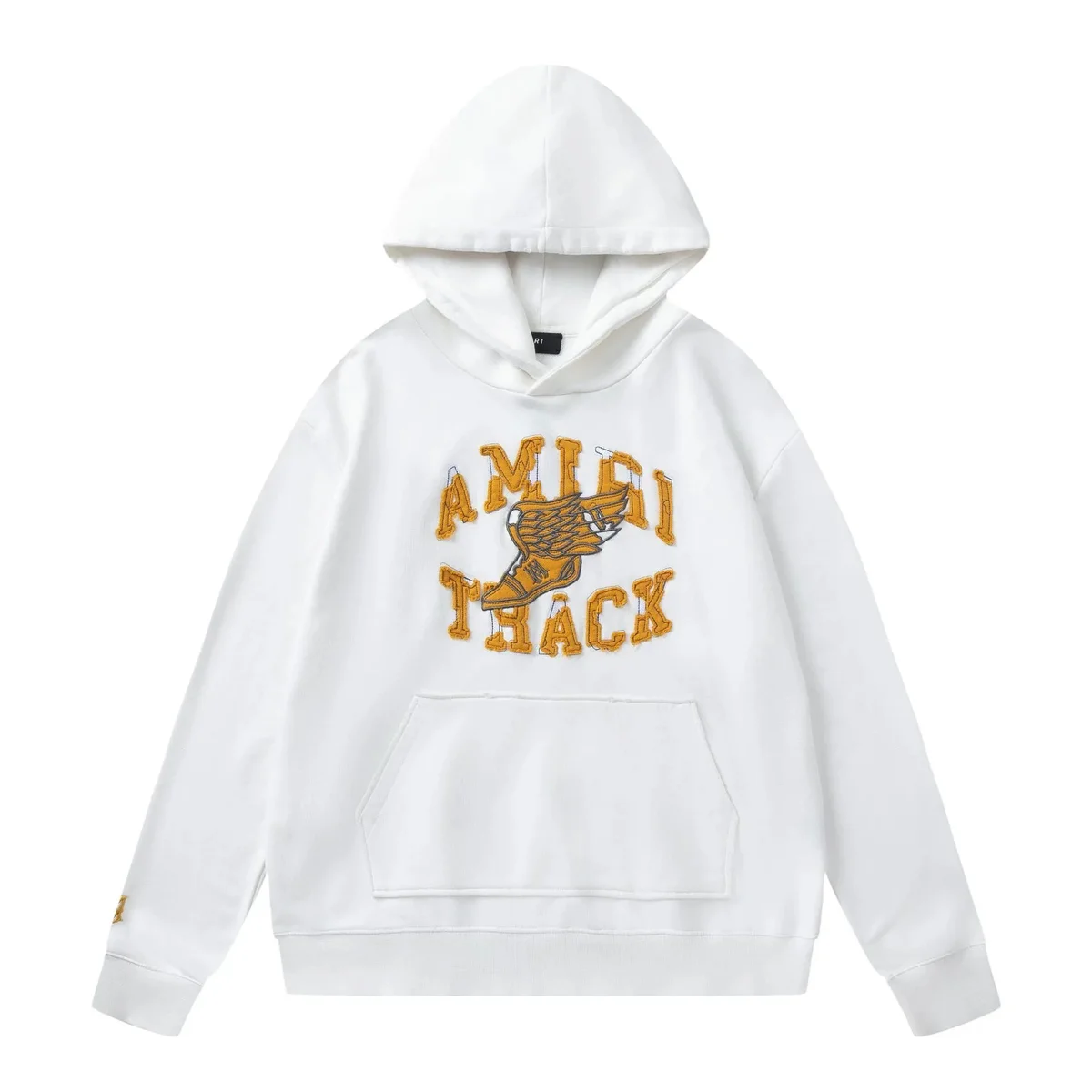 Ami Paris Ami Paris Track White Hoodie White - 1