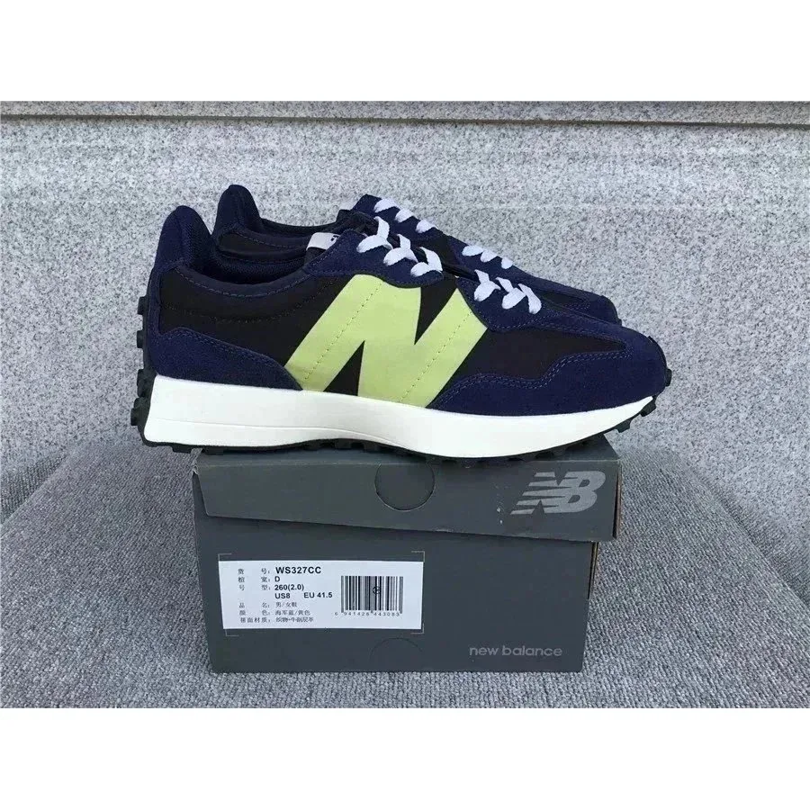 New Balance New Balance 327 Navy/Green Sneakers Navy - 1